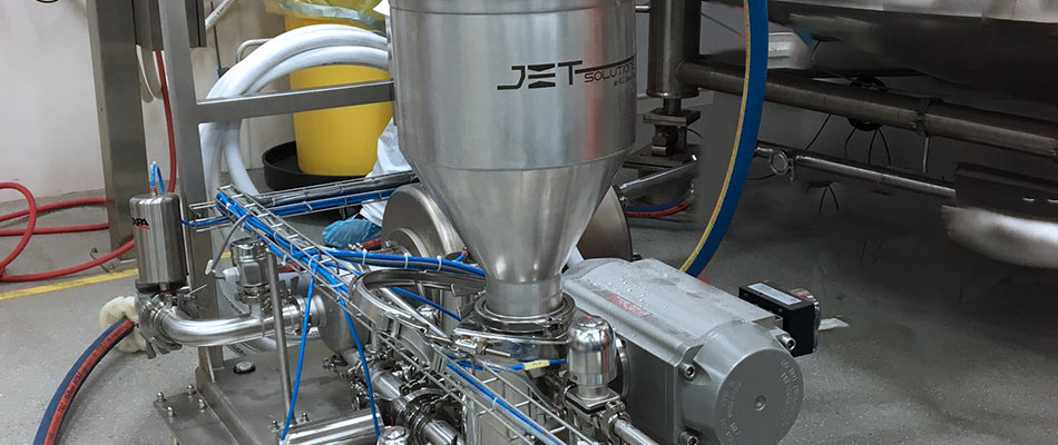 ILC Dover's JetMixer™ System hooked up in a biopharmaceutical manufacturing workflow